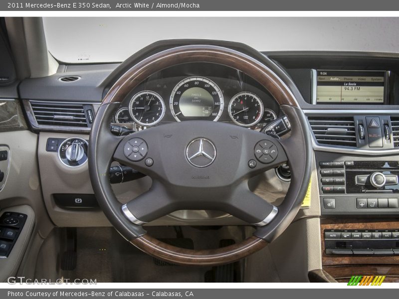Arctic White / Almond/Mocha 2011 Mercedes-Benz E 350 Sedan