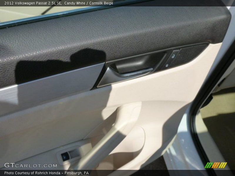 Candy White / Cornsilk Beige 2012 Volkswagen Passat 2.5L SE