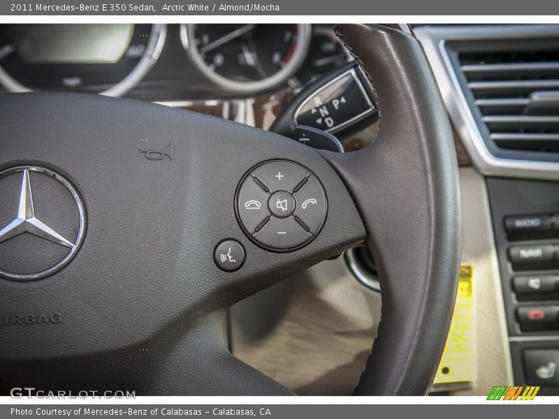 Arctic White / Almond/Mocha 2011 Mercedes-Benz E 350 Sedan