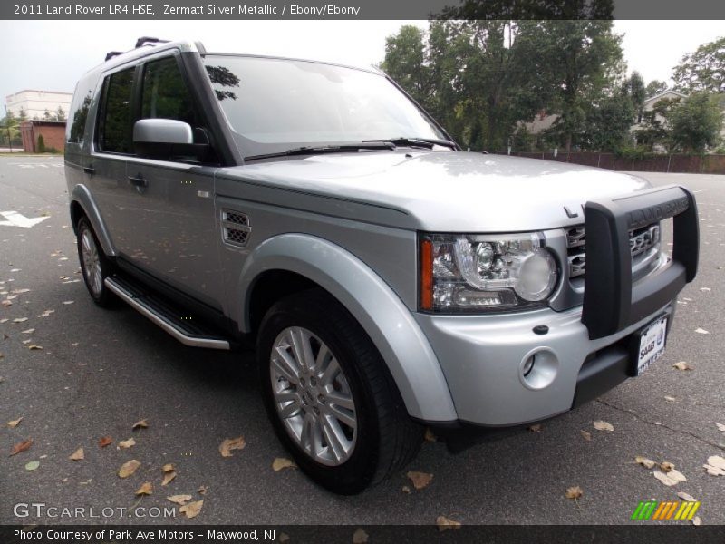 Zermatt Silver Metallic / Ebony/Ebony 2011 Land Rover LR4 HSE