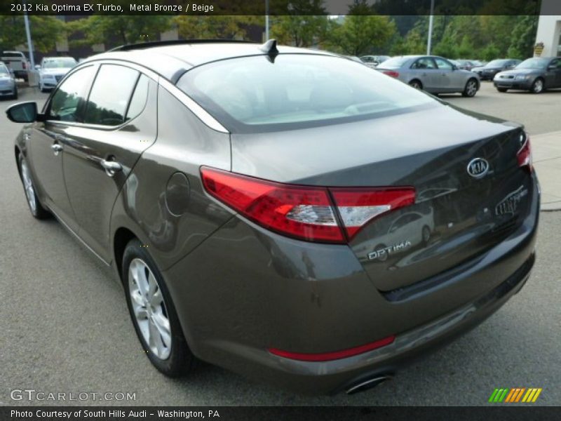  2012 Optima EX Turbo Metal Bronze