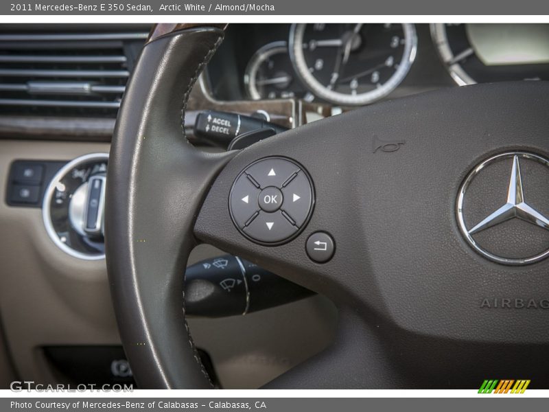 Arctic White / Almond/Mocha 2011 Mercedes-Benz E 350 Sedan