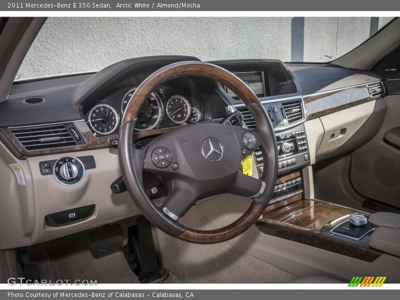 Arctic White / Almond/Mocha 2011 Mercedes-Benz E 350 Sedan