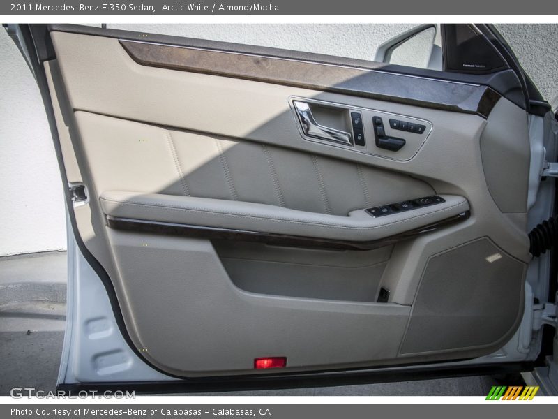 Arctic White / Almond/Mocha 2011 Mercedes-Benz E 350 Sedan