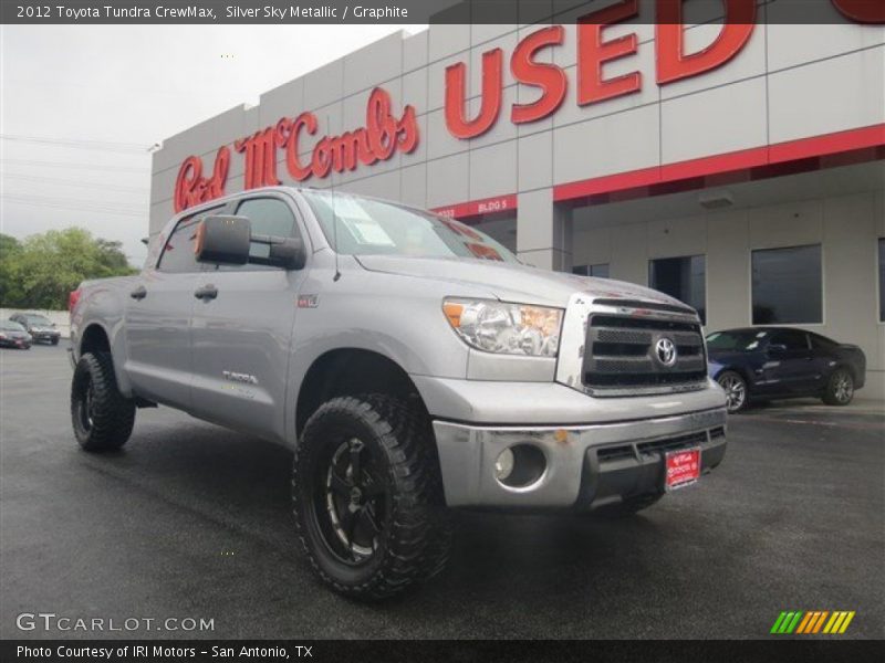 Silver Sky Metallic / Graphite 2012 Toyota Tundra CrewMax