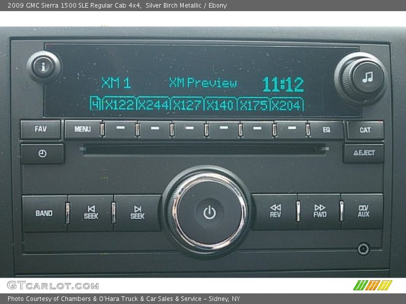 Audio System of 2009 Sierra 1500 SLE Regular Cab 4x4