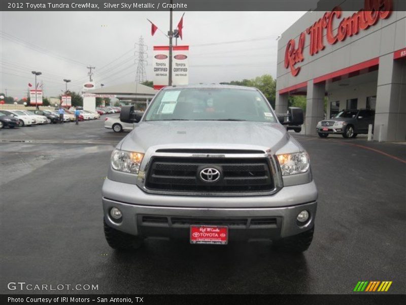 Silver Sky Metallic / Graphite 2012 Toyota Tundra CrewMax