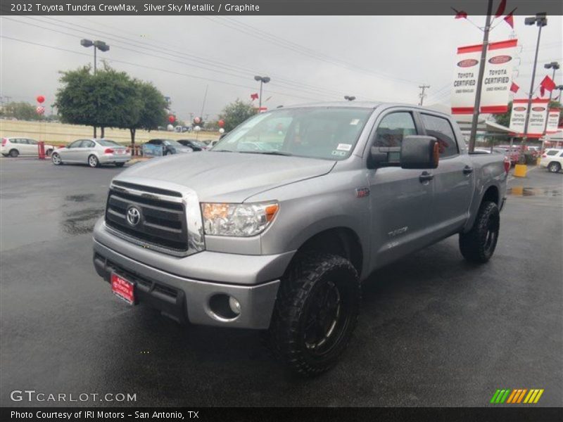 Silver Sky Metallic / Graphite 2012 Toyota Tundra CrewMax