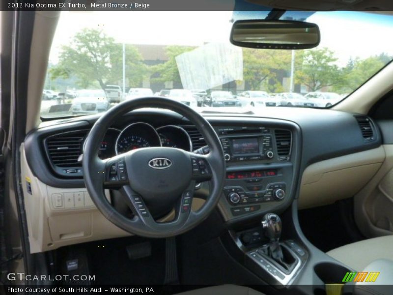 Metal Bronze / Beige 2012 Kia Optima EX Turbo