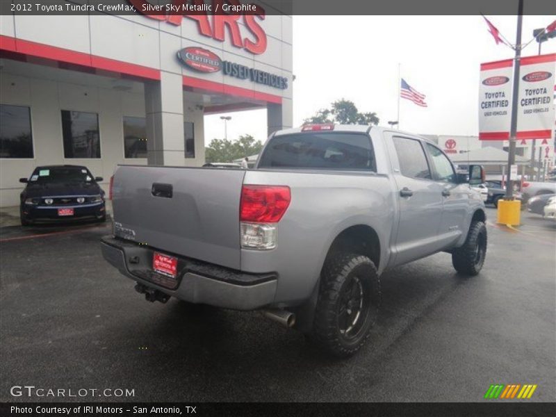 Silver Sky Metallic / Graphite 2012 Toyota Tundra CrewMax