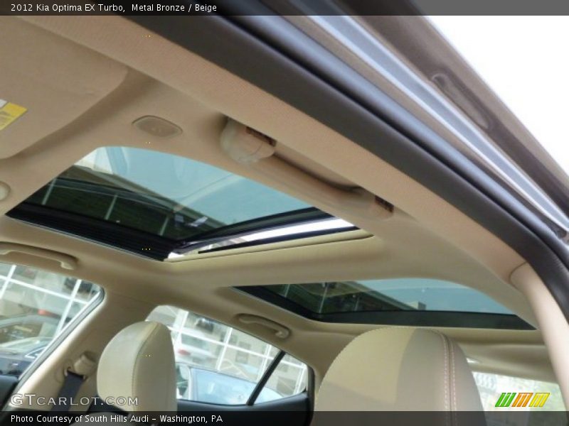 Metal Bronze / Beige 2012 Kia Optima EX Turbo