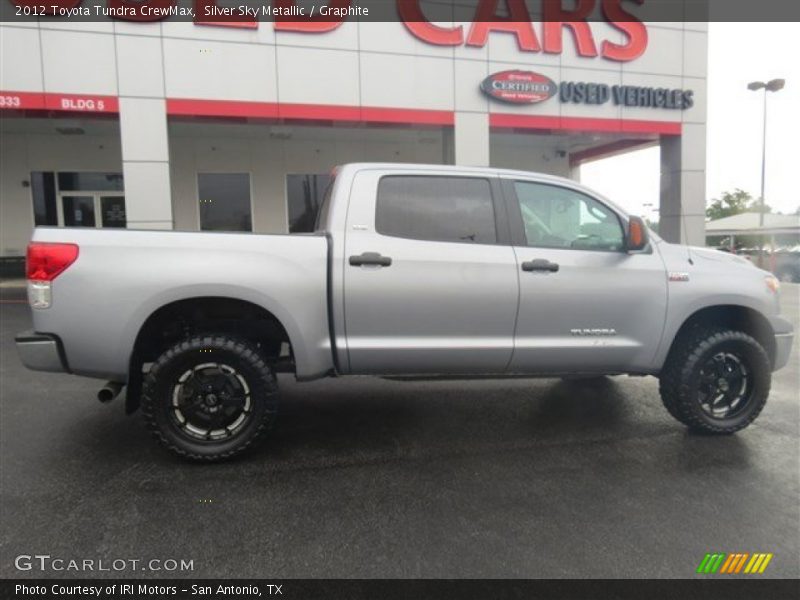 Silver Sky Metallic / Graphite 2012 Toyota Tundra CrewMax