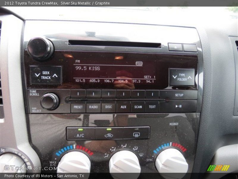Silver Sky Metallic / Graphite 2012 Toyota Tundra CrewMax