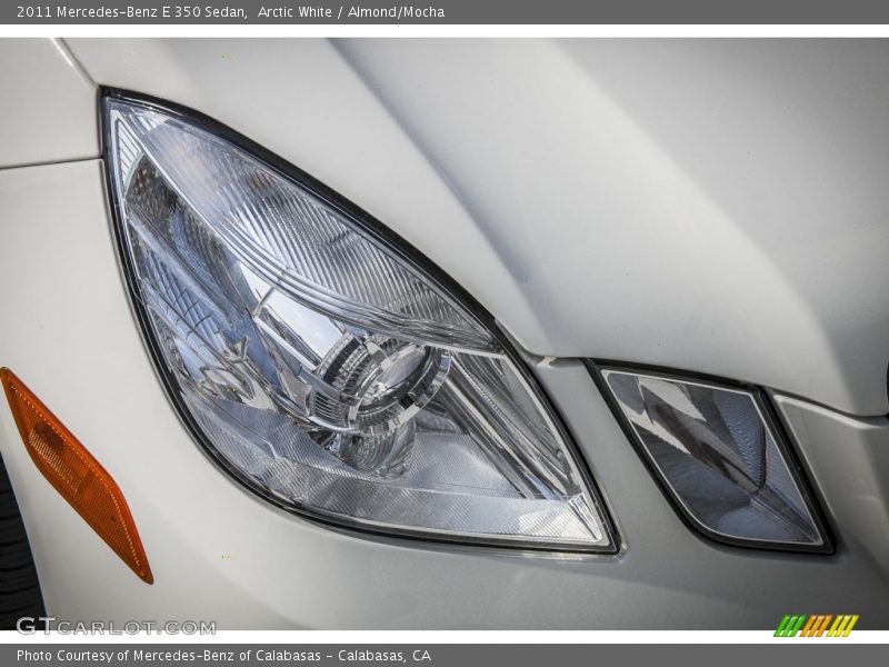 Arctic White / Almond/Mocha 2011 Mercedes-Benz E 350 Sedan