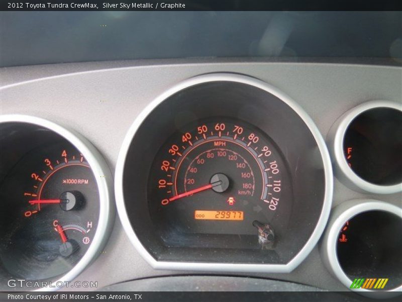 Silver Sky Metallic / Graphite 2012 Toyota Tundra CrewMax