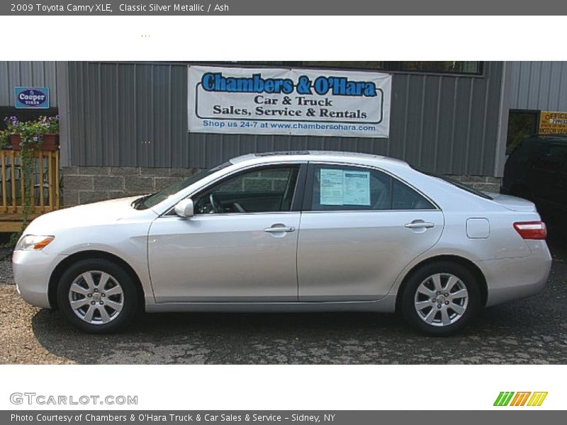 Classic Silver Metallic / Ash 2009 Toyota Camry XLE