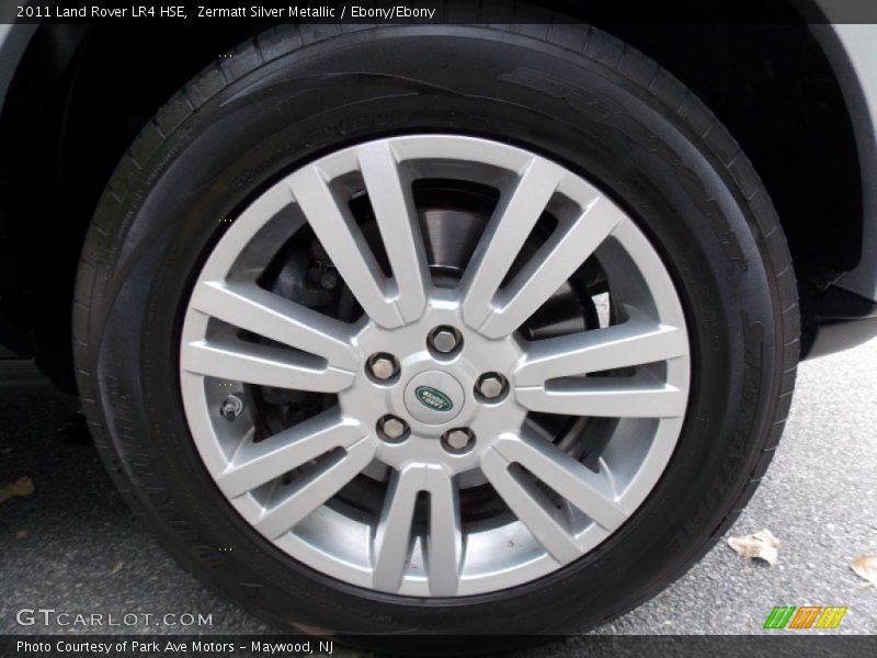 Zermatt Silver Metallic / Ebony/Ebony 2011 Land Rover LR4 HSE
