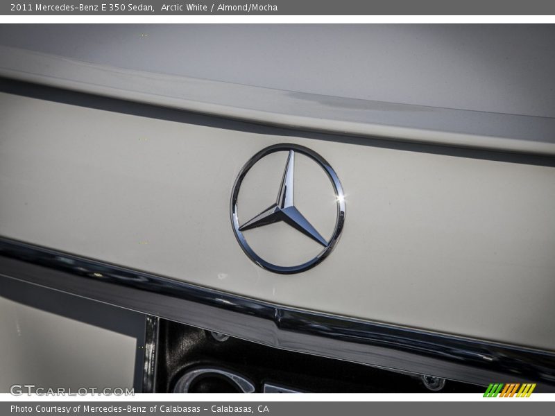 Arctic White / Almond/Mocha 2011 Mercedes-Benz E 350 Sedan