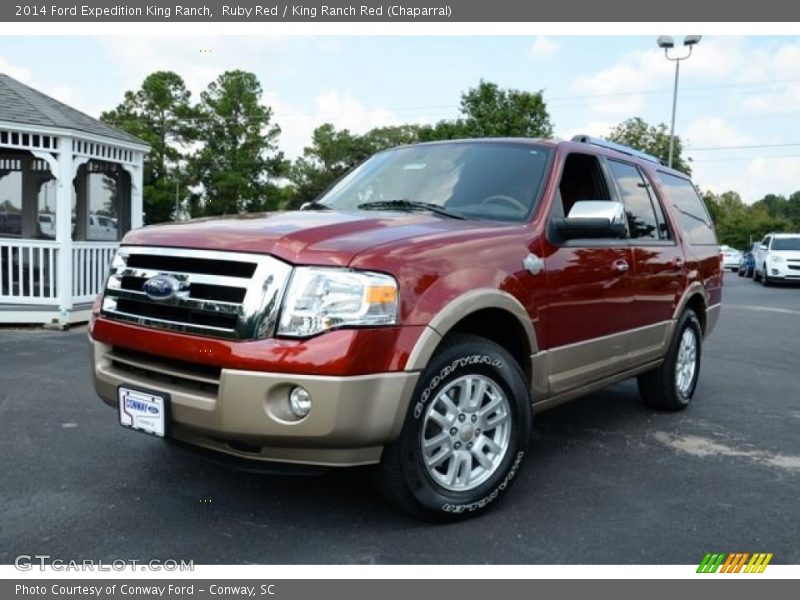 Ruby Red / King Ranch Red (Chaparral) 2014 Ford Expedition King Ranch