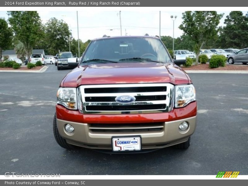 Ruby Red / King Ranch Red (Chaparral) 2014 Ford Expedition King Ranch