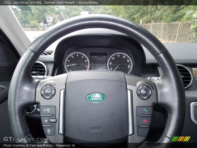 Zermatt Silver Metallic / Ebony/Ebony 2011 Land Rover LR4 HSE