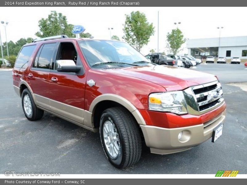Ruby Red / King Ranch Red (Chaparral) 2014 Ford Expedition King Ranch