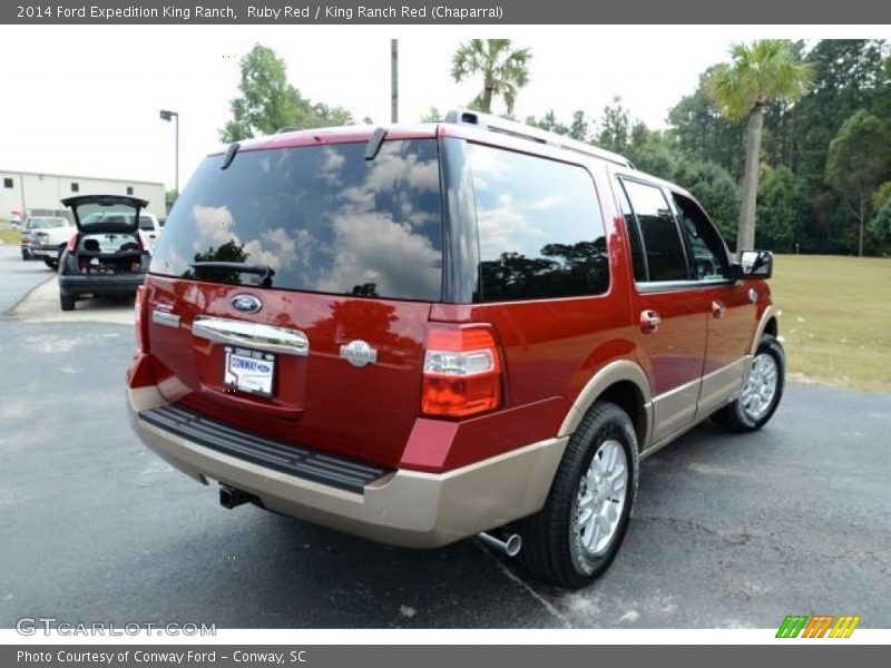 Ruby Red / King Ranch Red (Chaparral) 2014 Ford Expedition King Ranch