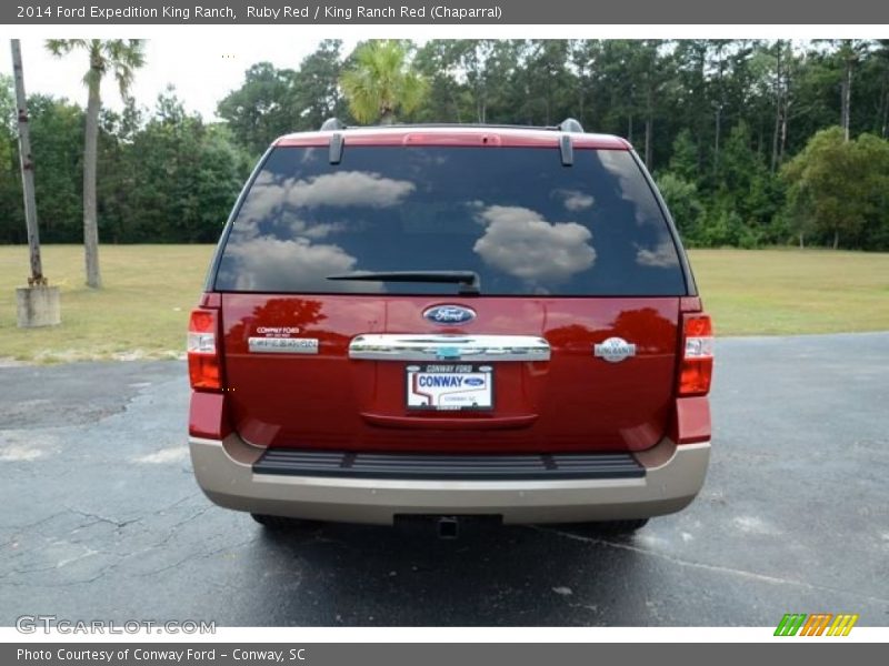 Ruby Red / King Ranch Red (Chaparral) 2014 Ford Expedition King Ranch