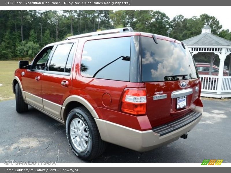 Ruby Red / King Ranch Red (Chaparral) 2014 Ford Expedition King Ranch