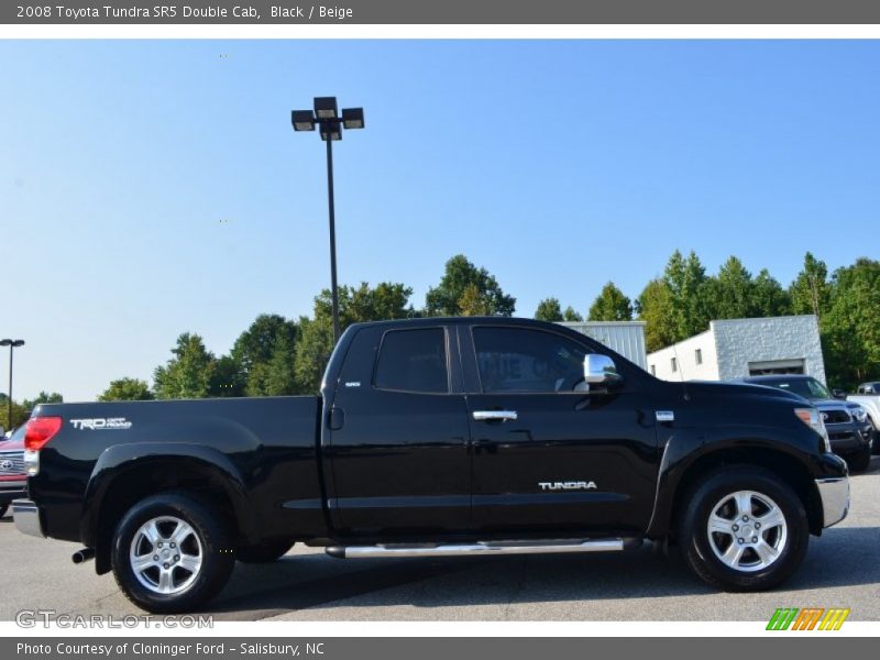 Black / Beige 2008 Toyota Tundra SR5 Double Cab