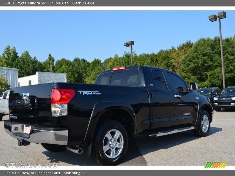 Black / Beige 2008 Toyota Tundra SR5 Double Cab