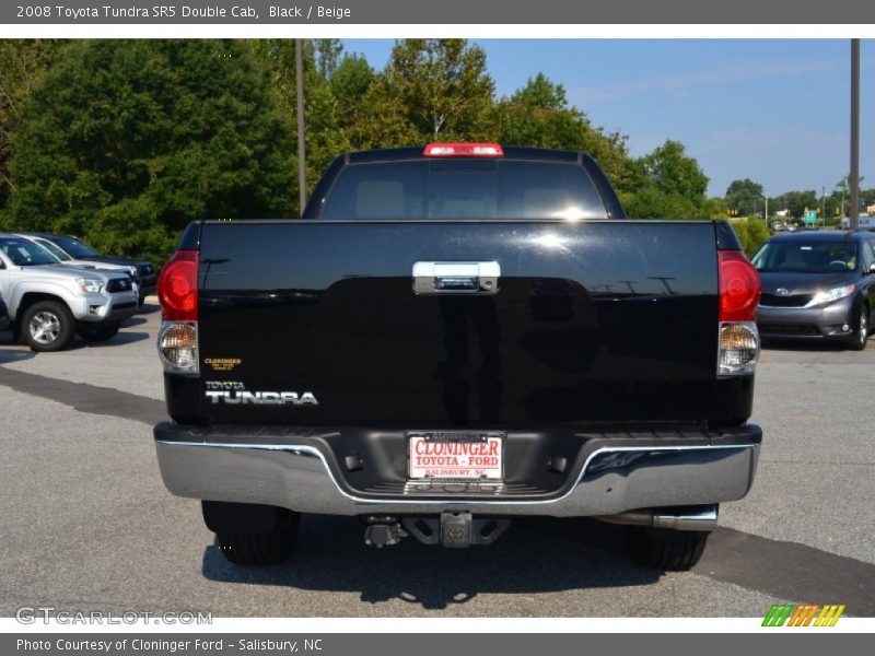 Black / Beige 2008 Toyota Tundra SR5 Double Cab
