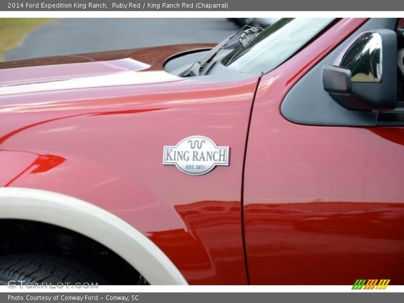 Ruby Red / King Ranch Red (Chaparral) 2014 Ford Expedition King Ranch