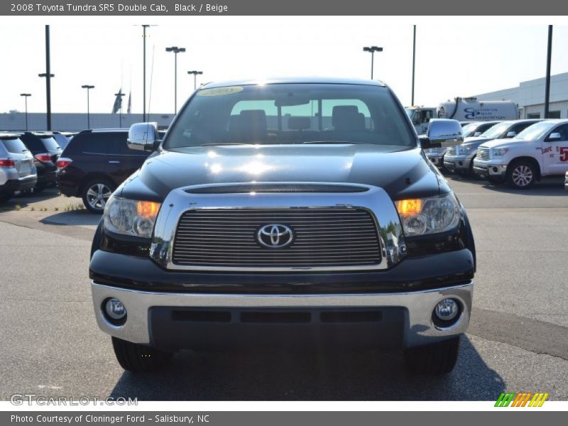 Black / Beige 2008 Toyota Tundra SR5 Double Cab