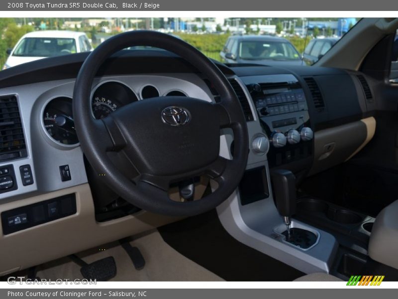 Black / Beige 2008 Toyota Tundra SR5 Double Cab