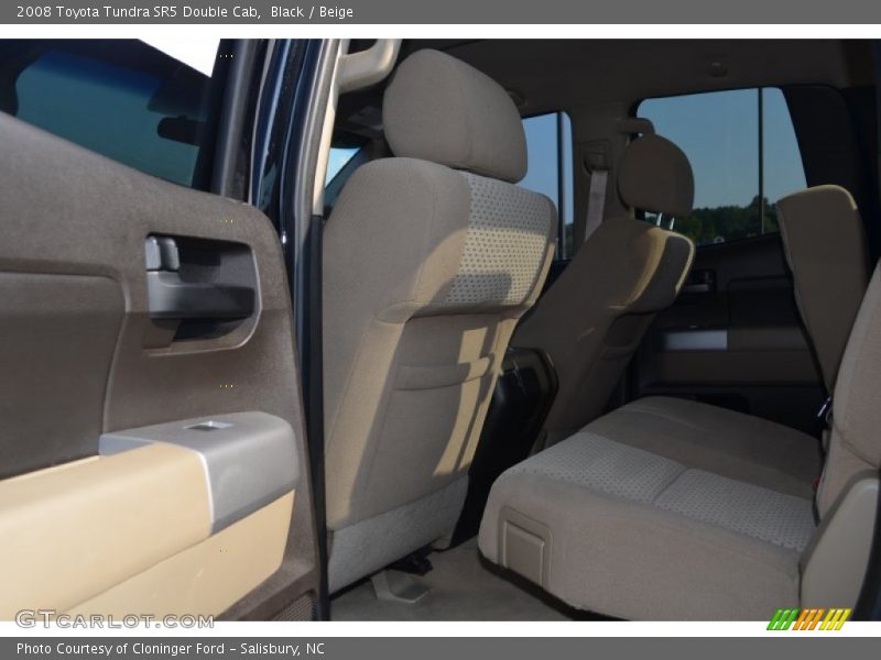 Black / Beige 2008 Toyota Tundra SR5 Double Cab