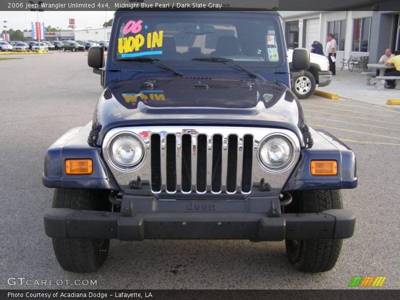Midnight Blue Pearl / Dark Slate Gray 2006 Jeep Wrangler Unlimited 4x4