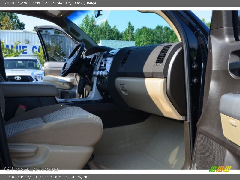 Black / Beige 2008 Toyota Tundra SR5 Double Cab