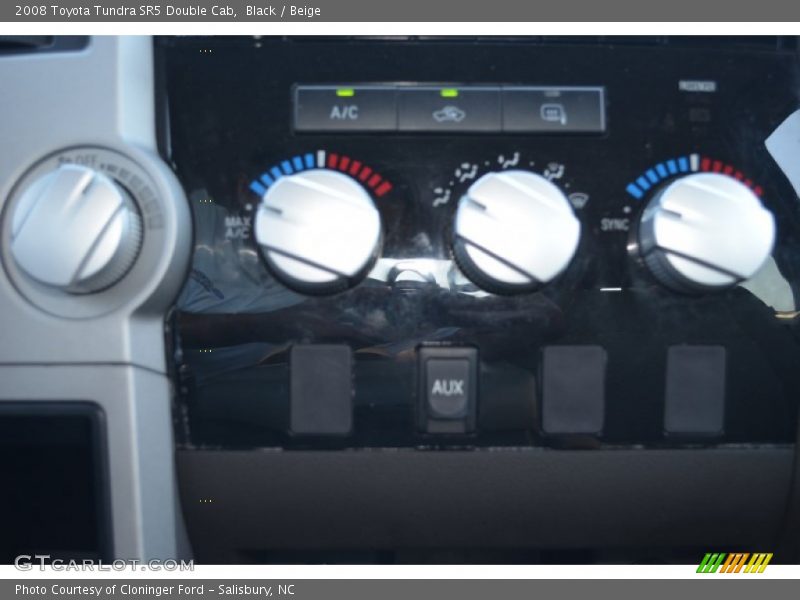 Black / Beige 2008 Toyota Tundra SR5 Double Cab