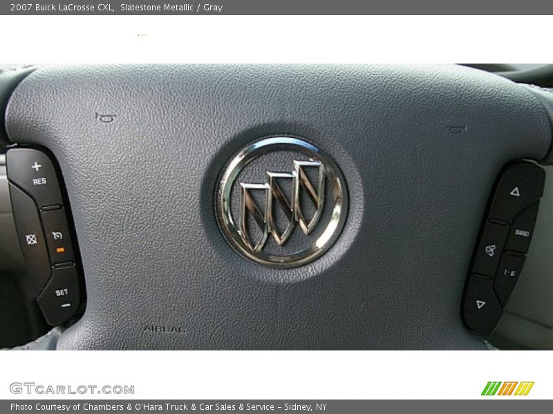 Slatestone Metallic / Gray 2007 Buick LaCrosse CXL