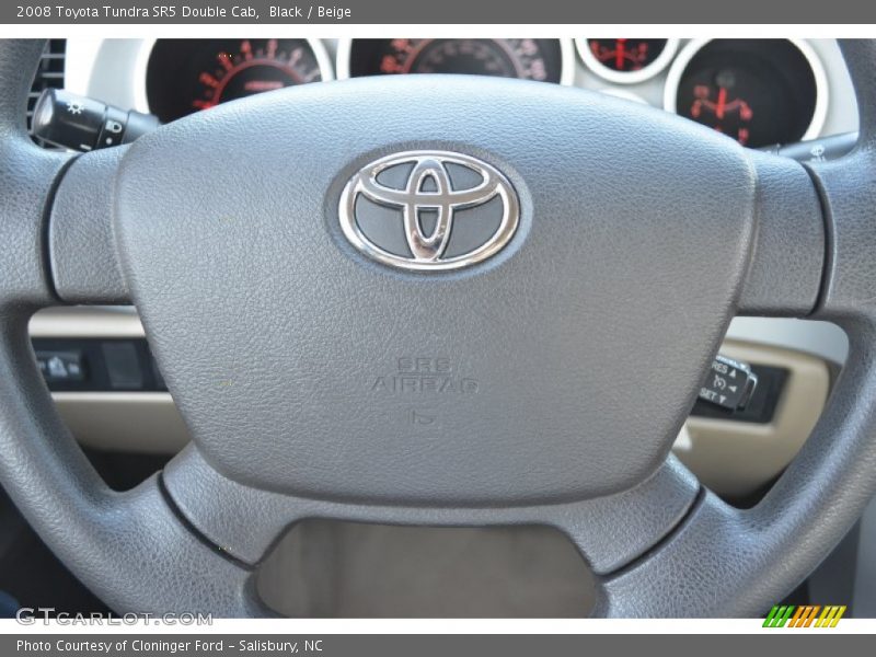 Black / Beige 2008 Toyota Tundra SR5 Double Cab