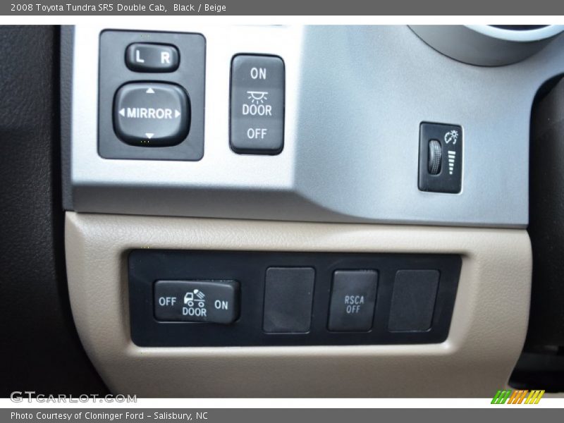 Black / Beige 2008 Toyota Tundra SR5 Double Cab