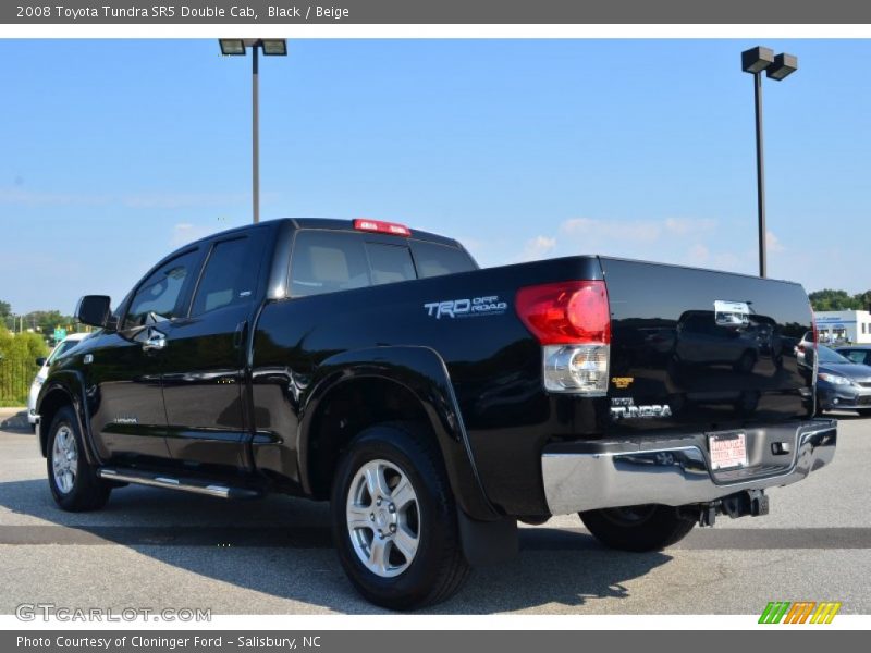 Black / Beige 2008 Toyota Tundra SR5 Double Cab