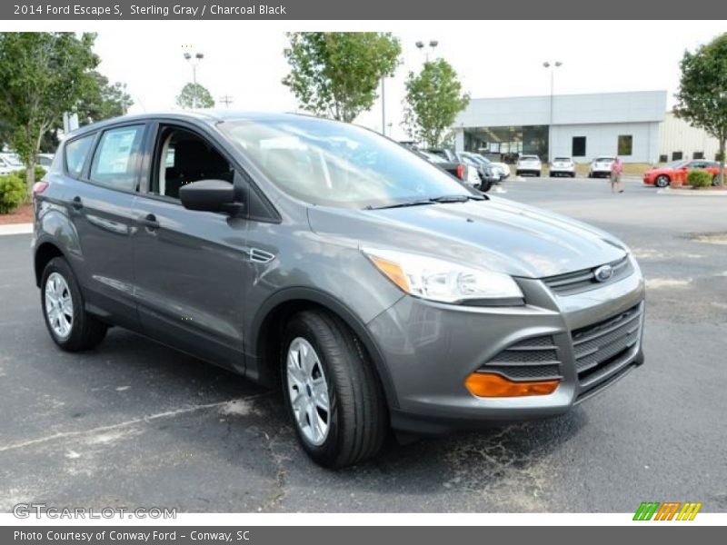 Sterling Gray / Charcoal Black 2014 Ford Escape S