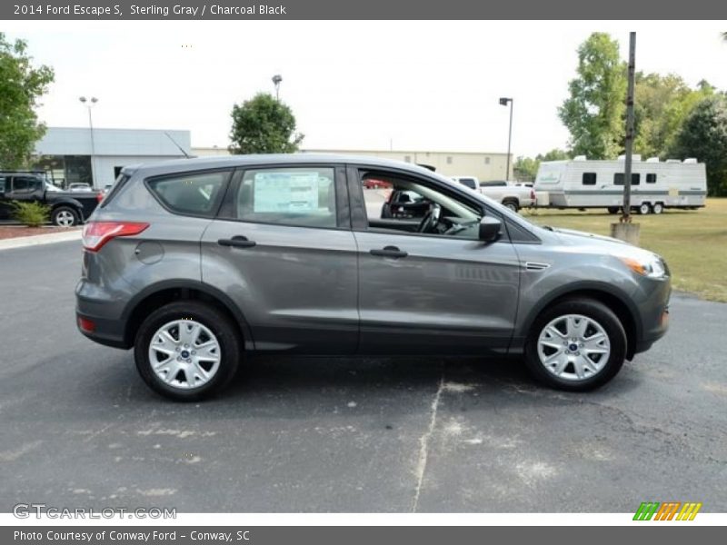 Sterling Gray / Charcoal Black 2014 Ford Escape S
