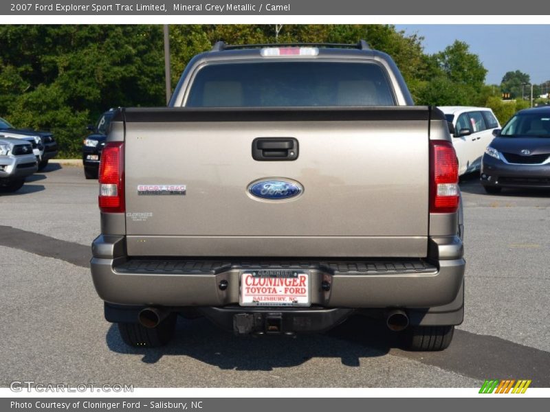 Mineral Grey Metallic / Camel 2007 Ford Explorer Sport Trac Limited