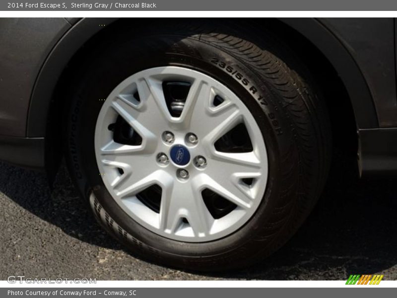 Sterling Gray / Charcoal Black 2014 Ford Escape S