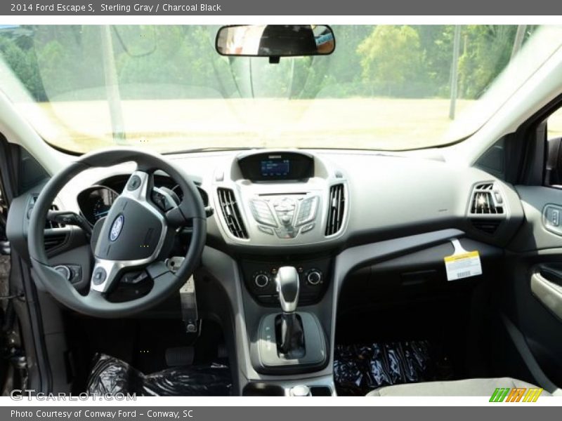 Sterling Gray / Charcoal Black 2014 Ford Escape S