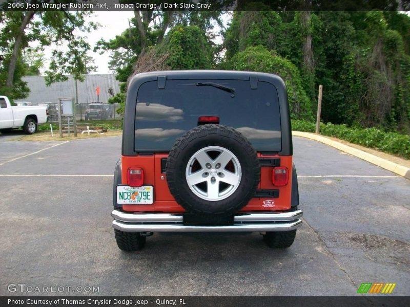 Impact Orange / Dark Slate Gray 2006 Jeep Wrangler Rubicon 4x4