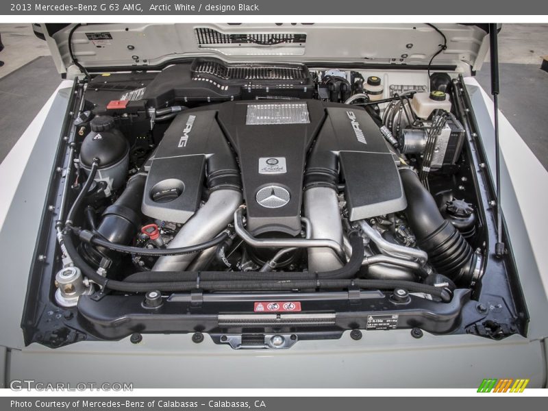  2013 G 63 AMG Engine - 5.5 Liter AMG Twin-Turbocharged DOHC 32-Valve VVT V8